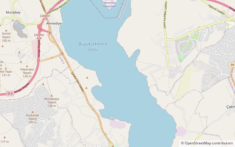 Lake Büyükçekmece location map