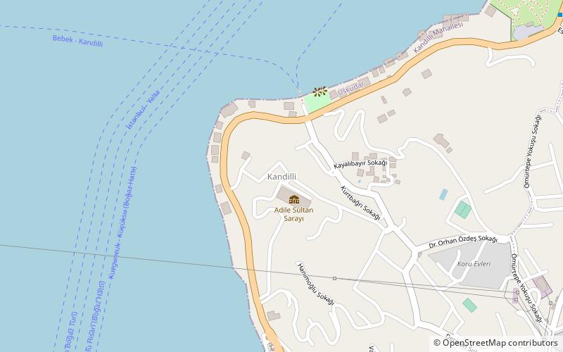 kandilli estambul location map