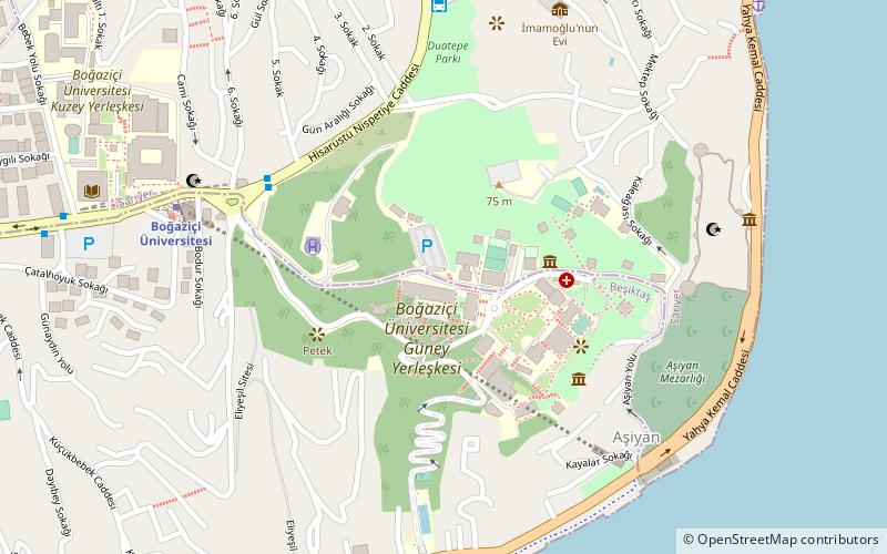 universidad del bosforo estambul location map