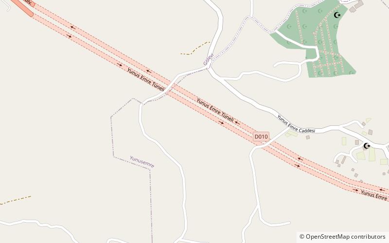 Yunus Emre Tunnel location map
