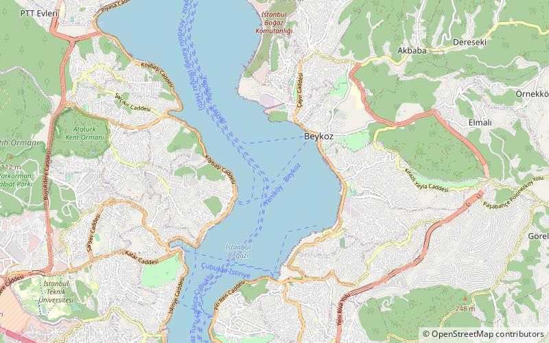 bosporus water tunnel istanbul location map