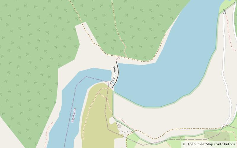 Sazlıdere Dam location map