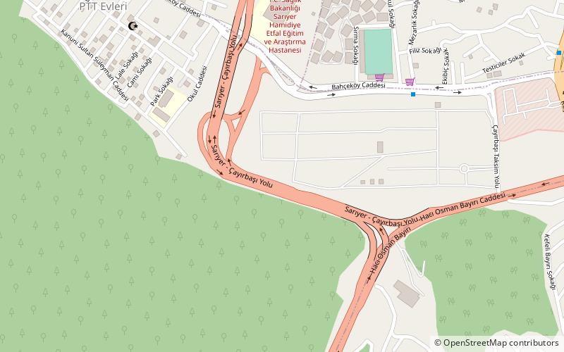 Çayırbaşı Stadium location map