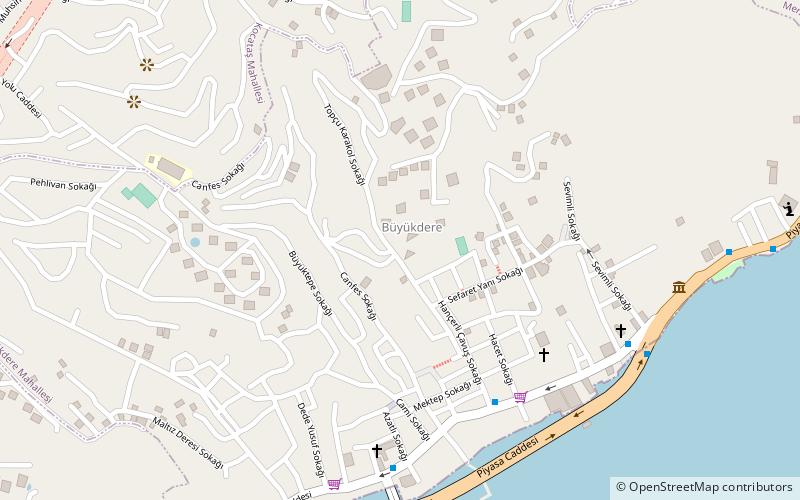 Büyükdere location map
