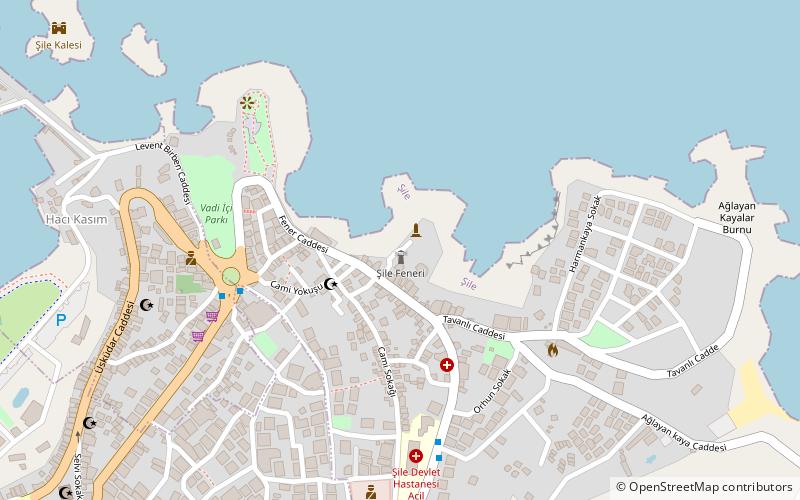 Phare de Şile location map