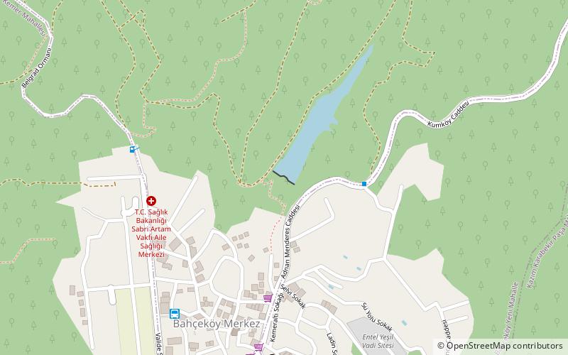 topuzlu dam istanbul location map