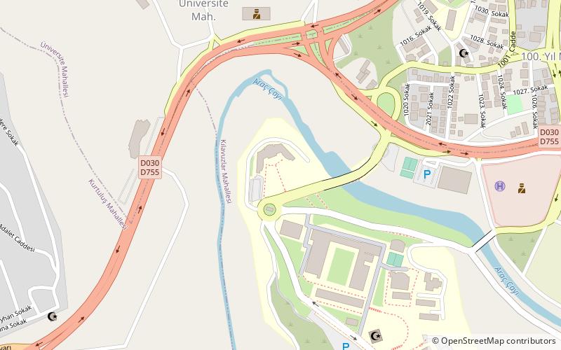 Karabük University Square location map
