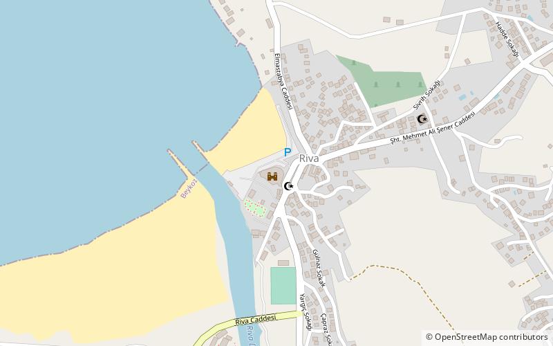 Riva Castle location map