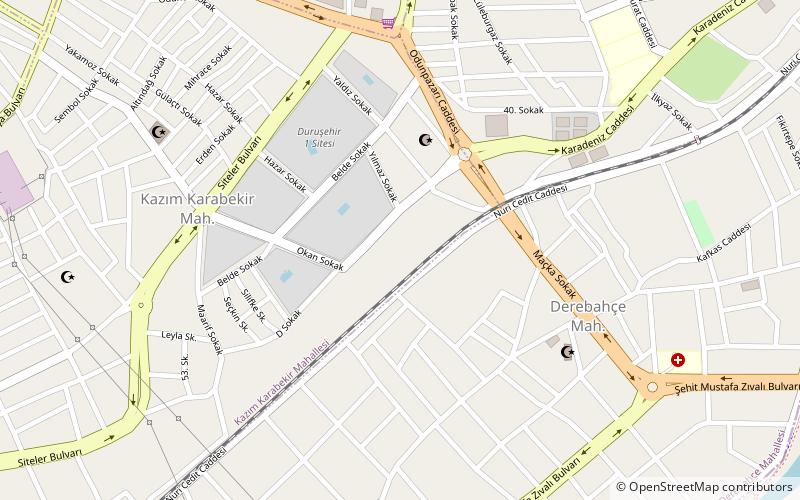 Atakum location map