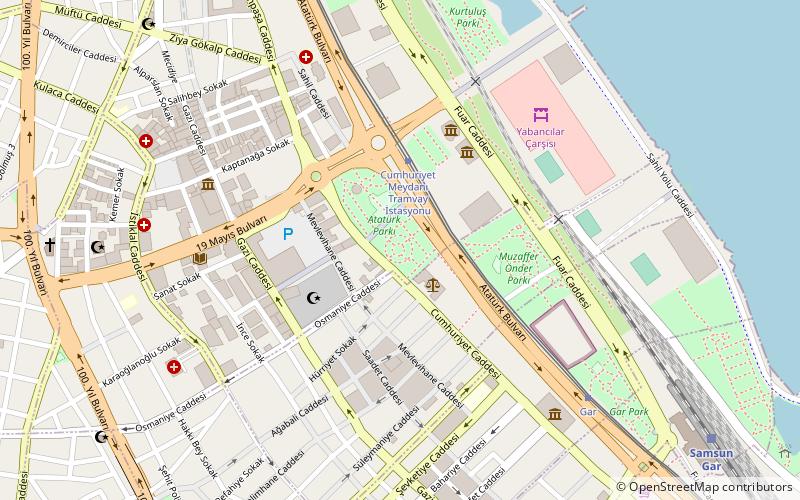 Onur Anıtı location map