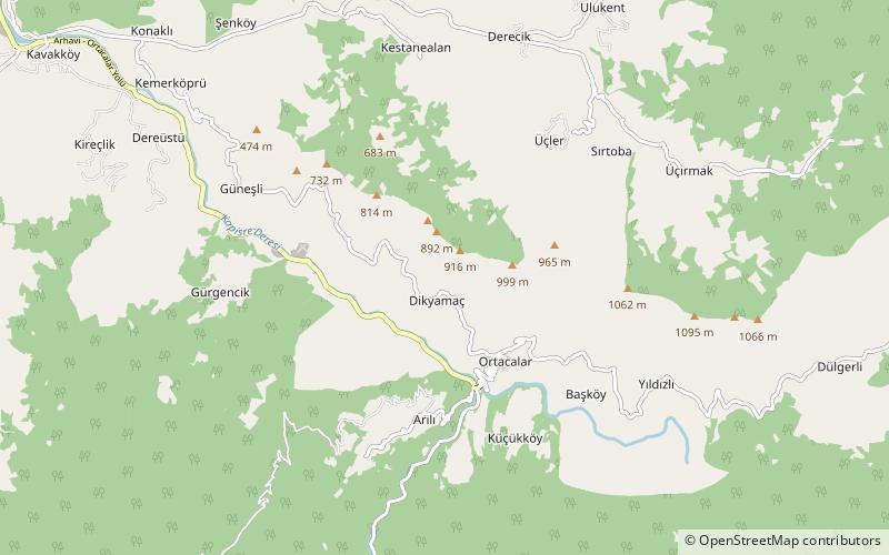 Dikyamaç Museum location map