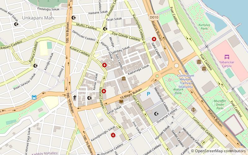 gazi museum samsun location map