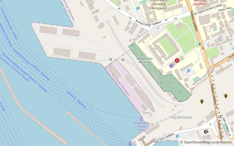haydarpasa istanbul location map