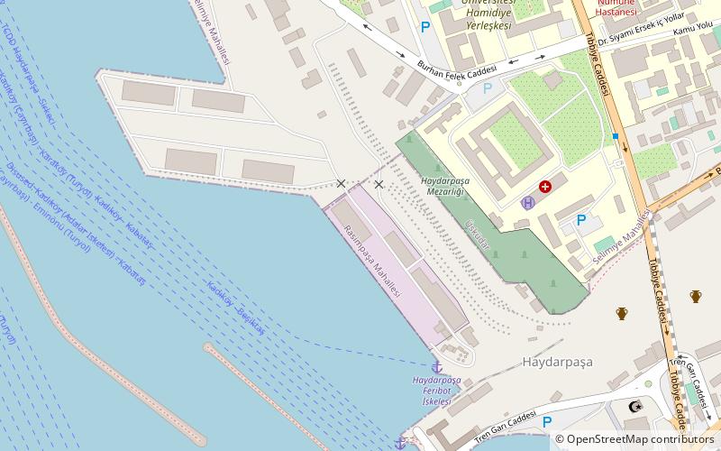 haydarpasa stambul location map