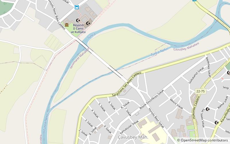 Yalnızgöz Bridge location map