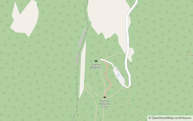 Dupnisa Cave location map