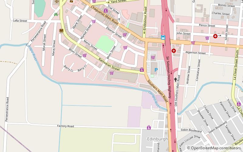 center point mall chaguanas location map