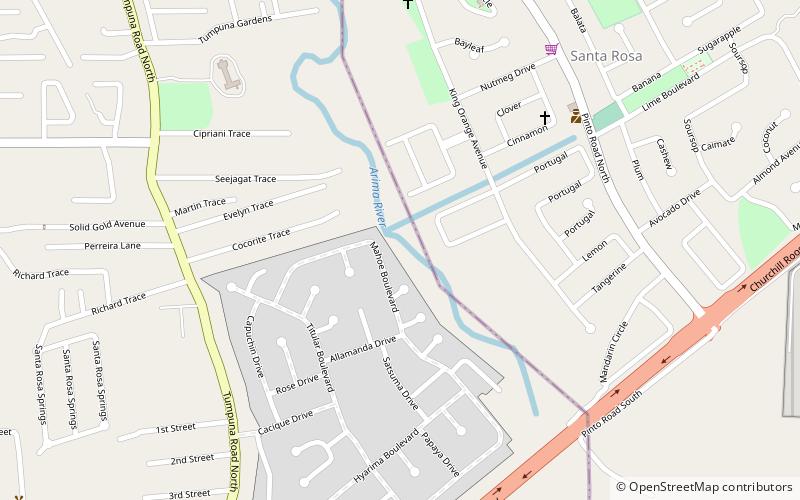 Santa Rosa Park location map