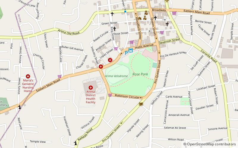 Arima Velodrome location map