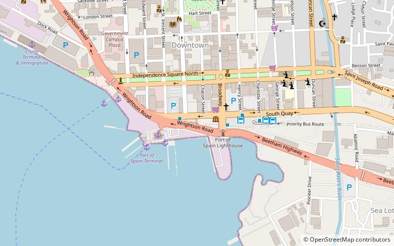 Fort San Andres location map