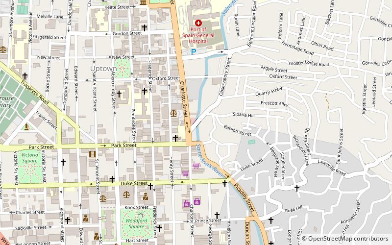 observatory street port of spain location map