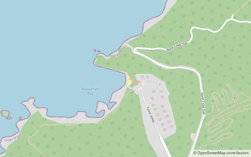 Macqueripe Beach location map