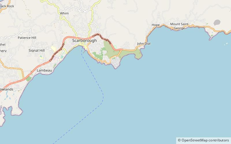 bacolet tobago location map