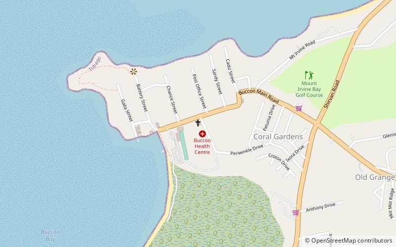 buccoo reef sunday school tobago location map