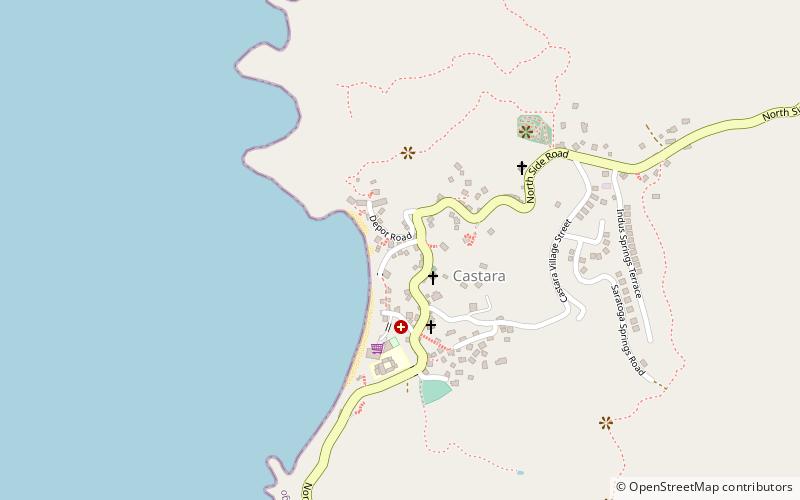 Castara location map