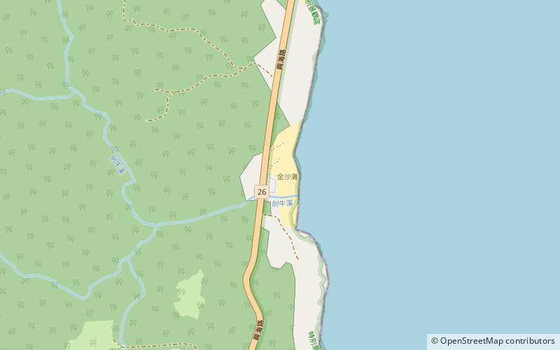 jin sha tan park narodowy kenting location map