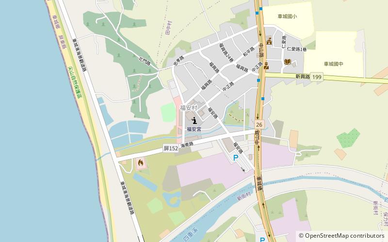 Checheng Fuan Temple location map