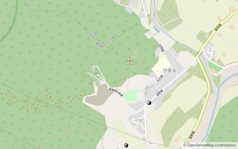 Sichongxi Hot Spring location map