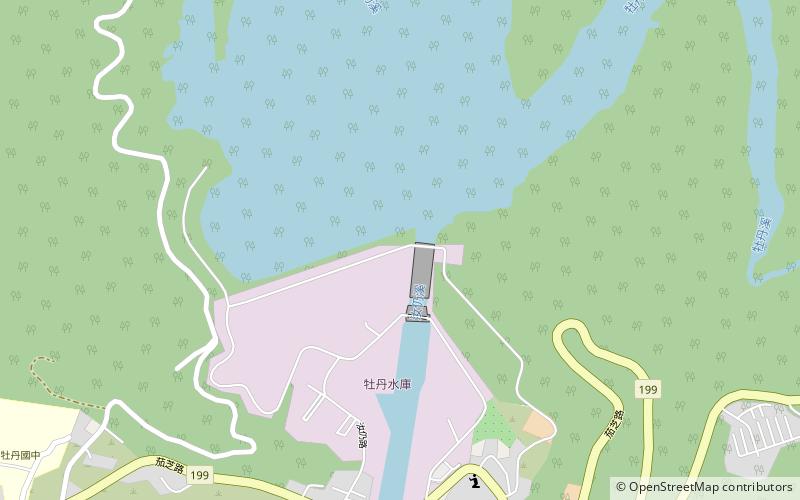 Mudan Dam location map