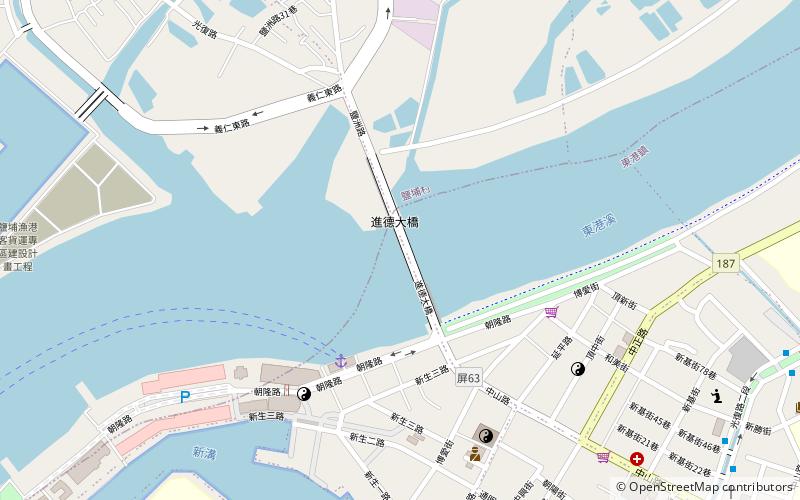 Jinde Bridge location map