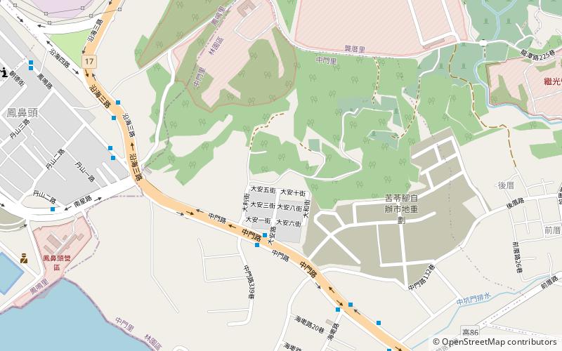 Fengbitou Archaeological Site location map