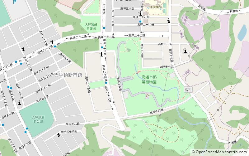 dapingding tropical botanical garden kaohsiung location map