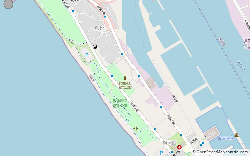 Cijin Memorial Park for Women Laborers location map