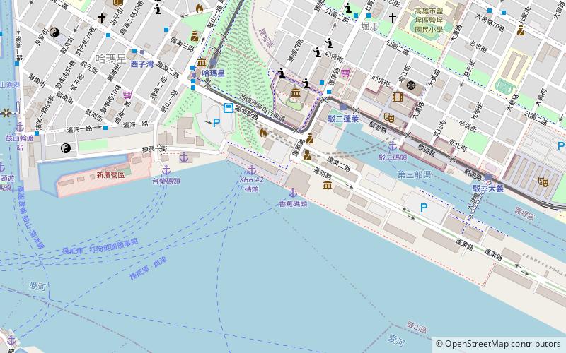 gao xiong gang xiang jiao ma tou banana pier kaohsiung location map