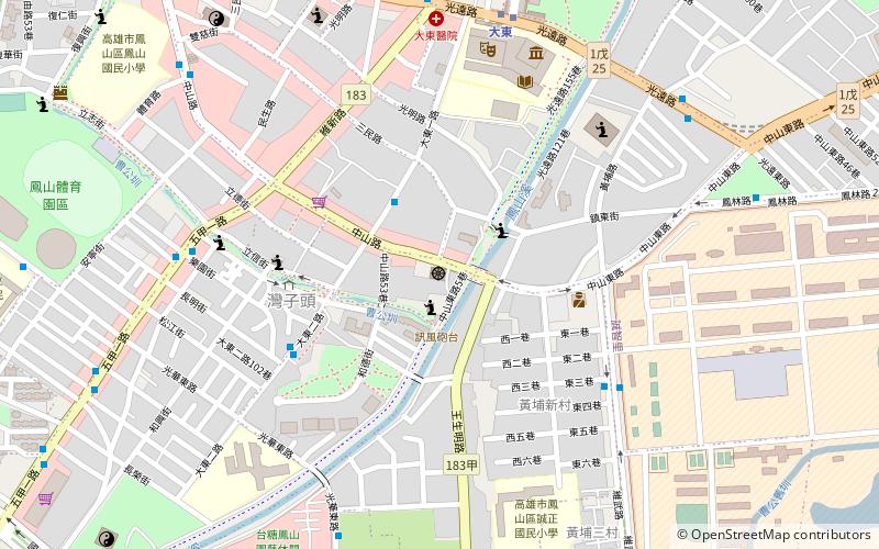 Fengshan Longshan Temple location map