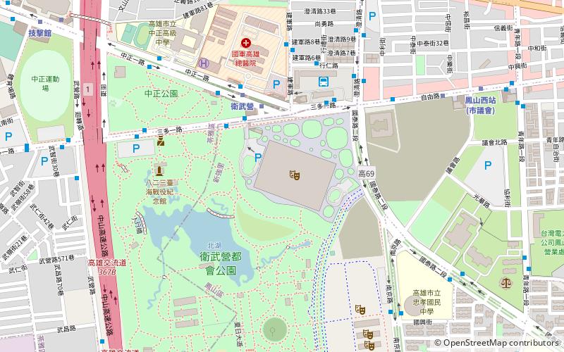 National Kaohsiung Center for the Arts location map