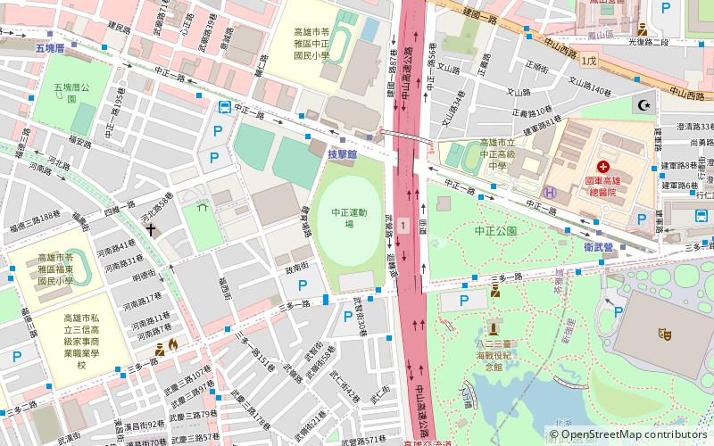 Chungcheng Stadium location map