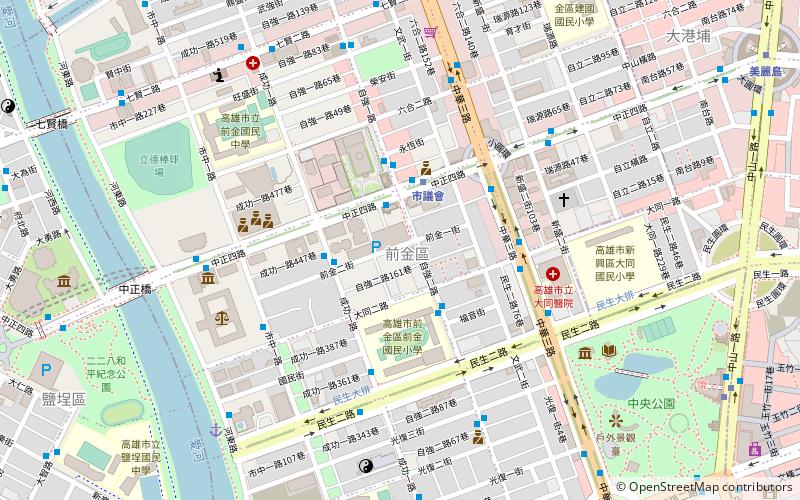 Qianjin location map