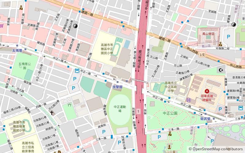Chung Cheng Martial Arts Stadium location map