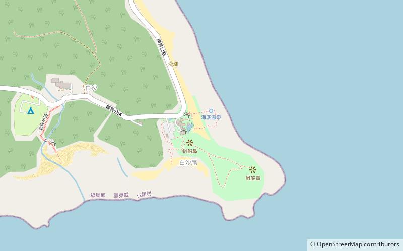 Zhaori Hot Spring location map