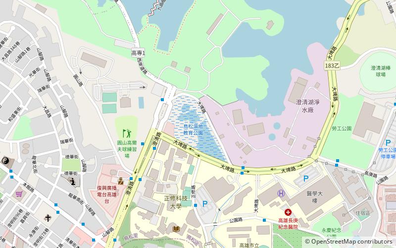 Niaosong Wetland Park location map
