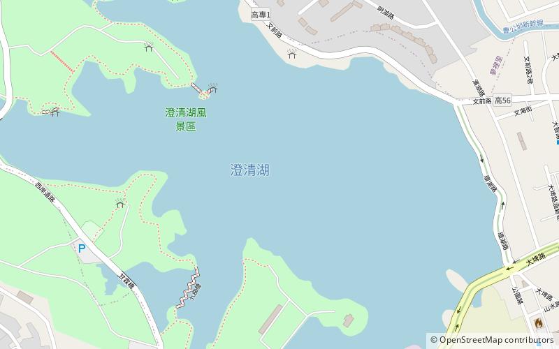 Chengcing Lake location map