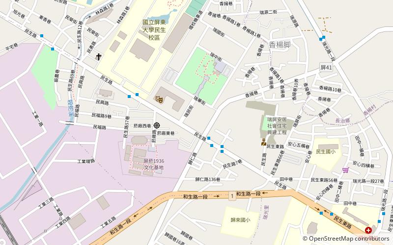 Pingtung Performing Arts Center location map