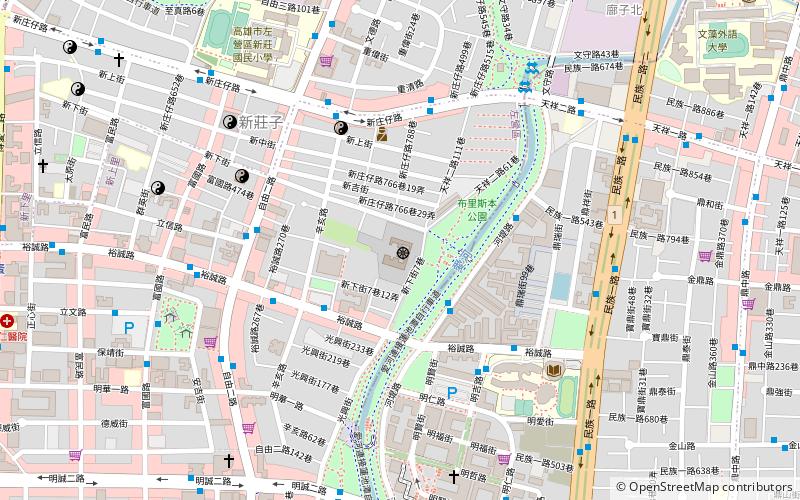 xing long jing si kaohsiung location map
