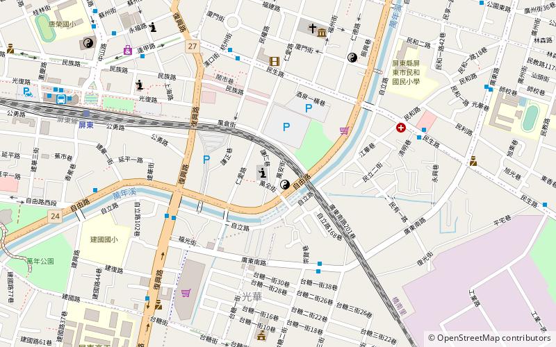 Zhong-Sheng-Gong Memorial location map