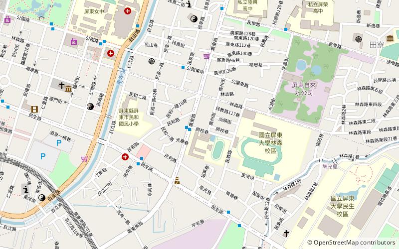National Pingtung University location map